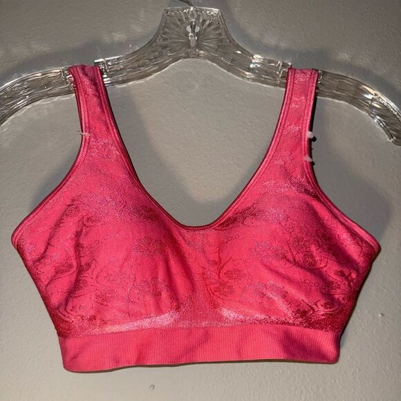 Bali Women's Pink Wirefree Bralette Small - Picture 1 of 4